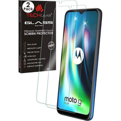 TECHGEAR 2 Pack GLASS Edition Compatible for Motorola Moto G9 Play & Moto G50, Tempered Glass Screen Protector Covers [2.5D...