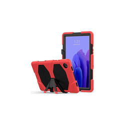 TECHGEAR G-SHOCK Case Fits Samsung Galaxy Tab A7 10.4" 2022 / 2020 (SM-T500, T503, T505, T509) HEAVY DUTY Shockproof Case, Kids Schools Workman - Red