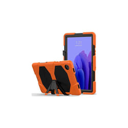 TECHGEAR G-SHOCK Case Fits Samsung Galaxy Tab A7 10.4" 2022 / 2020 (SM-T500, T503, T505, T509) HEAVY DUTY Shockproof Case, Kids Schools Workm - Orange