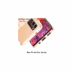 TECHGEAR Samsung Galaxy S20 FE Clear Case [AirFlex] Crystal Clear Slim & Light, Protective, Flexible Soft Gel / TPU Cover with Soft Touch Keys