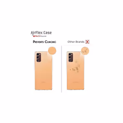 TECHGEAR Samsung Galaxy S20 FE Clear Case [AirFlex] Crystal Clear Slim & Light, Protective, Flexible Soft Gel / TPU Cover with Soft Touch Keys