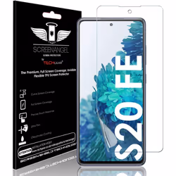 TECHGEAR Screen Protector fits Samsung Galaxy S20 FE [Screen Angel Edition][Case Friendly] [Bubble Free] [FULL Screen Coverag ...