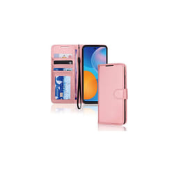 Huawei P Smart 2021 Leather Wallet Case, Flip Protective Case Cover with Wallet Card Holder, Stand and Wrist Strap - PU Leather with Magnetic Closure