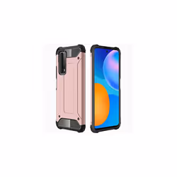 TECHGEAR P Smart 2021 Tough Armoured Case - ShockProof, Rugged, Sturdy, Heavy Duty Protective Case Cover Designed for Huawei P Smart 2021 (Pink)
