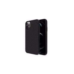 CarbonFi Case for iPhone 12 Pro Max, Flexible Shockproof TPU Slim Fit Case Cover - Carbon Fibre Design Soft Flexible Protecti ...