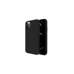 CarbonFi Case for iPhone 12 Pro Max, Flexible Shockproof TPU Slim Fit Case Cover - Carbon Fibre Design Soft Flexible Protective Shell Guard Case