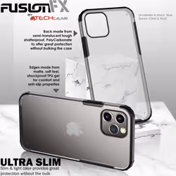 TECHGEAR iPhone 12 Pro Max Tough Case [Fusion FX Case] Slim & Light, Tough, Shockproof, Protective, Fused Gel Bumper & Hard...