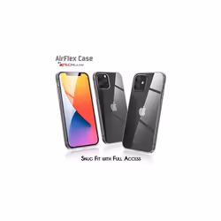 TECHGEAR iPhone 12, iPhone 12 Pro Clear Gel Case [AirFlex] Crystal Clear Slim & Light, Protective, Flexible Soft Gel / TPU Cover with Soft Touch Keys
