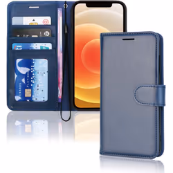 TECHGEAR iPhone 12 / iPhone 12 Pro Leather Wallet Case, Flip Protective Case Cover with Wallet Card Holder, Stand and Wrist.. ...