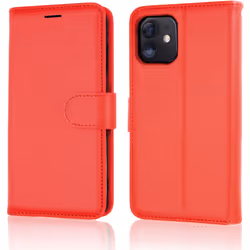 TECHGEAR iPhone 12 / iPhone 12 Pro Leather Wallet Case, Flip Protective Case Cover with Wallet Card Holder, Stand and Wrist...