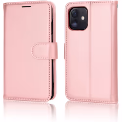 TECHGEAR iPhone 12 / iPhone 12 Pro Leather Wallet Case, Flip Protective Case Cover with Wallet Card Holder, Stand and Wrist...