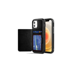 TECHGEAR Apple iPhone 12 Mini Case, Tough Armoured Card Wallet 360 Shock Proof Protective Case Cover with Card Slots Wallet & Stand