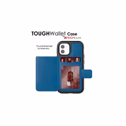 TECHGEAR Apple iPhone 12 Mini Case, Tough Armoured Card Wallet 360 Shock Proof Protective Case Cover with Card Slots Wallet & Stand