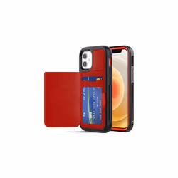TECHGEAR Apple iPhone 12 Mini Case, Tough Armoured Card Wallet 360 Shock Proof Protective Case Cover with Card Slots Wallet & ...