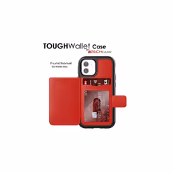 TECHGEAR Apple iPhone 12 Mini Case, Tough Armoured Card Wallet 360 Shock Proof Protective Case Cover with Card Slots Wallet & Stand