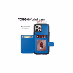 TECHGEAR Apple iPhone 12 Pro Max Case, Tough Armoured Card Wallet 360 Shock Proof Protective Case Cover with Card Slots Wallet & Stand