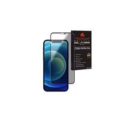TECHGEAR Anti Spy Screen Protector for iPhone 12, iPhone 12 Pro - PRIVACY Filter 3D GLASS Edition Genuine Tempered Glass Full ...