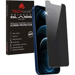 TECHGEAR Anti Spy Screen Protector for iPhone 12 Pro Max - PRIVACY Filter GLASS Edition Genuine Tempered Glass Screen Protector...