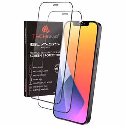 TECHGEAR [2 Pack] 3D GLASS Edition for iPhone 12 Pro Max, [FULL Screen Adhesion] & [Full Display Coverage] Tempered Glass...