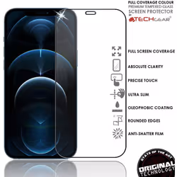 TECHGEAR [2 Pack] 3D GLASS Edition for iPhone 12 Pro Max, [FULL Screen Adhesion] & [Full Display Coverage] Tempered Glass...