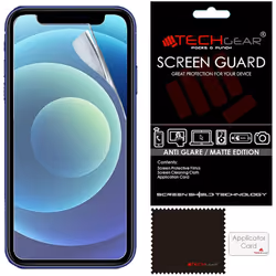 TECHGEAR [Pack of 5] Matte Screen Protectors for iPhone 12 Mini - ANTI GLARE/MATTE Screen Protectors With Cleaning Cloth &...