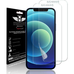 TECHGEAR [2 Pack Screen Protector fits iPhone 12, iPhone 12 Pro 6.1" [Screen Angel Edition] [Case Friendly] [Bubble Free] [FULL...