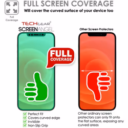 TECHGEAR [2 Pack Screen Protector fits iPhone 12, iPhone 12 Pro 6.1" [Screen Angel Edition] [Case Friendly] [Bubble Free] [FULL...