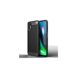 Moto G9 Plus Carbon Fibre Case [Stealth Case] Flexible, Shockproof, Ultra Slim, Soft TPU Protective Shell Cover with Carbon Fibre Detailing