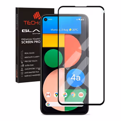 TECHGEAR GLASS Edition Compatible for Google Pixel 4a 5G, Tempered Glass Screen Protector Cover [9H Hardness] [No-Bubble] (No ...