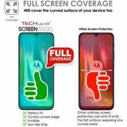 TECHGEAR [2 Pack Moto G9 Play Screen Protectors [Screen Angel Edition] [Case Friendly] [Bubble Free] [FULL Screen Coverage] HD...