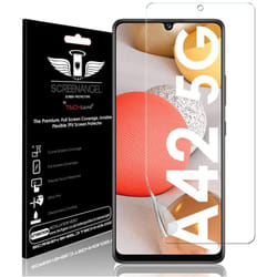 TECHGEAR Screen Protector fits Samsung Galaxy A42 5G [Screen Angel Edition][Case Friendly] [Bubble Free] [FULL Screen Coverage] TPU Film