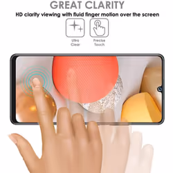 TECHGEAR [3 Pack Screen Protector fits Samsung Galaxy A42 5G Ultra [Screen Angel Edition] [In-Display FingerID Support][Case...