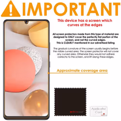 TECHGEAR [5 Pack] Screen Protectors Compatible with Samsung Galaxy A42 5G, CLEAR LCD Screen Protectors Cover Guards