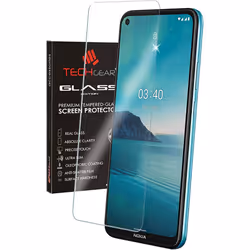 TECHGEAR GLASS Edition Compatible with Nokia 5.4, Tempered Glass Screen Protector Cover [9H Hardness] [No-Bubble]