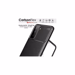 Galaxy S21 Plus Case [CarbonFlex Case] Premium Flexible Soft Shockproof Slim Fit Case Cover with Carbon Fibre Effect Designed For Samsung Galaxy S21+