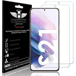 TECHGEAR [2 Pack Screen Protector fits Samsung Galaxy S21 [Screen Angel Edition] [In-Display Fingerprint Support][Case...