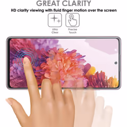 TECHGEAR Screen Protector fits Samsung Galaxy S21 Plus [Screen Angel Edition][Case Friendly] [Bubble Free] [FULL Screen Coverage] TPU Film