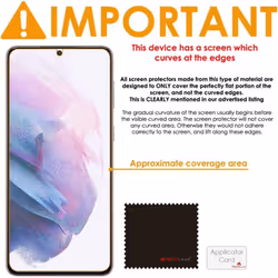 TECHGEAR Screen Protectors [3 Pack] Compatible with Samsung Galaxy S21 / S21 5G, CLEAR LCD Screen Protectors Cover Guards