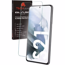 TECHGEAR GLASS Edition Compatible with Samsung Galaxy S21 Plus / S21+ 5G, [FingerPrint ID] Tempered Glass Screen Protector Co ...