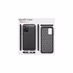 Samsung Galaxy A52 5G Carbon Fibre Case [Stealth Case] Flexible, Shockproof, Ultra Slim, Soft TPU Protective Shell Cover with Carbon Fibre