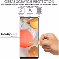 TECHGEAR Screen Protector fits Samsung Galaxy A52 / A52s 5G [Screen Angel Edition][Case Friendly] [Bubble Free] [FULL Screen Coverage] TPU Film