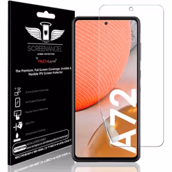 TECHGEAR Screen Protector fits Samsung Galaxy A72 [Screen Angel Edition][Case Friendly] [Bubble Free] [FULL Screen Coverage]  ...