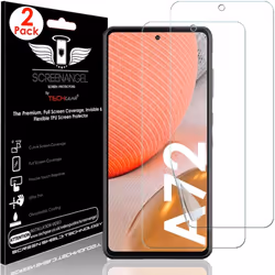 TECHGEAR [2 Pack Screen Protector fits Samsung Galaxy A72 [Screen Angel Edition] [In-Display FingerID Support] [Case Friendly ...