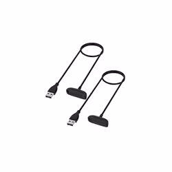 TECHGEAR [2 Pack Replacement USB Charger Cables for Fitbit Inspire 2 & Fitbit Ace 3, USB Charging Power Cable Compatible with ...