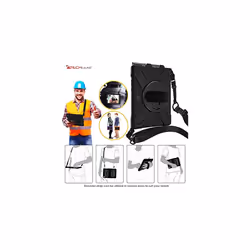 TECHGEAR X-Case fits Samsung Galaxy Tab Active 4 Pro / Active Pro 10.1" (SM-T540 T630 T637) Shockproof Impact Case with Stand, Hand & Shoulder Strap
