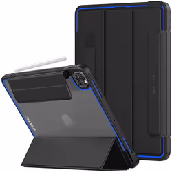 TECHGEAR Titan Case Designed For iPad Pro 12.9 2020/2018 (3rd / 4th Generation) Slim Shockproof Tough Rugged Protective Armou ...