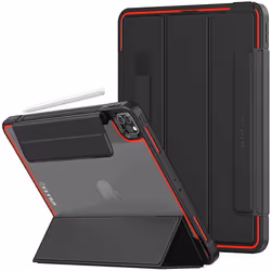 TECHGEAR Titan Case Designed For iPad Pro 12.9 2020/2018 (3rd / 4th Generation) Slim Shockproof Tough Rugged Protective Armou ...
