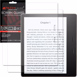 [5 Pack] TECHGEAR Screen Protectors for Amazon Kindle Oasis 3 (2019 Release / 10th Generation) CLEAR LCD Display Screen Prote ...