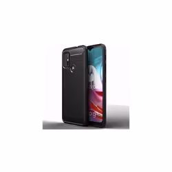 Moto G30 / G10 Carbon Fibre Case [Stealth Case] Flexible, Shockproof, Ultra Slim, Soft TPU Protective Shell Cover with Carbon ...