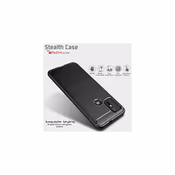 Moto G30 / G10 Carbon Fibre Case [Stealth Case] Flexible, Shockproof, Ultra Slim, Soft TPU Protective Shell Cover with Carbon Fibre Detailing
